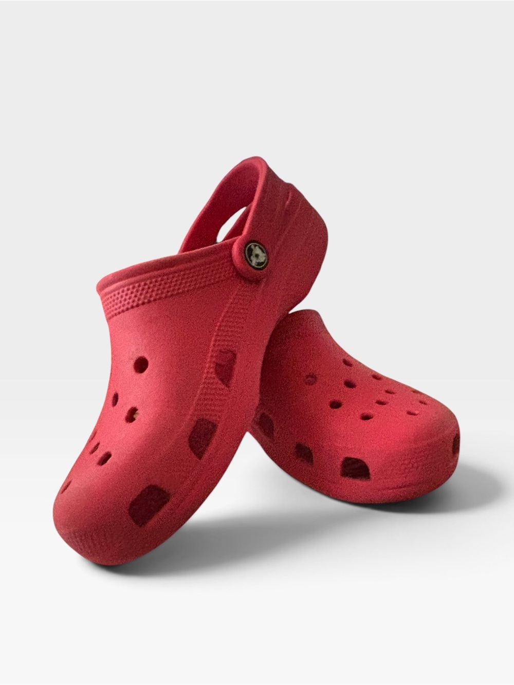 Crocs Classic Clog Red M7 W9 Men’s 7 Women’s 9 Slip On Shoes